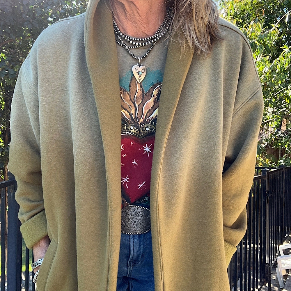 Olive Ombre Duster