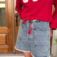 Tie it up Denim Shorts