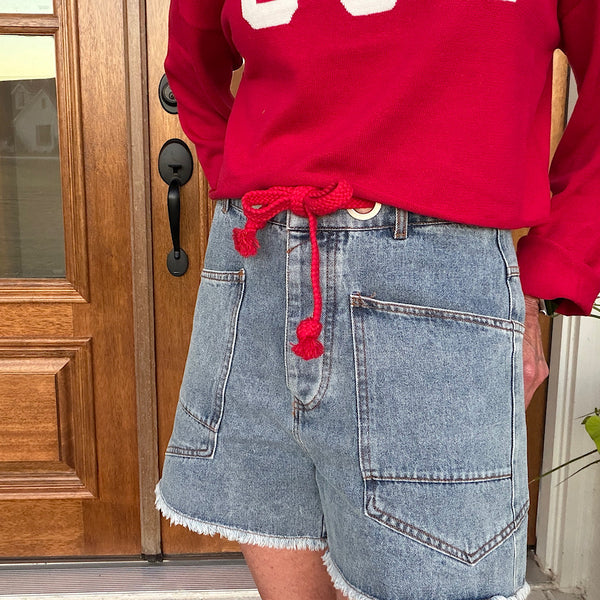 Tie it up Denim Shorts