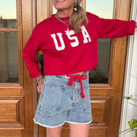 Tie it up Denim Shorts