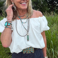 Cotton Puff Sleeve Top