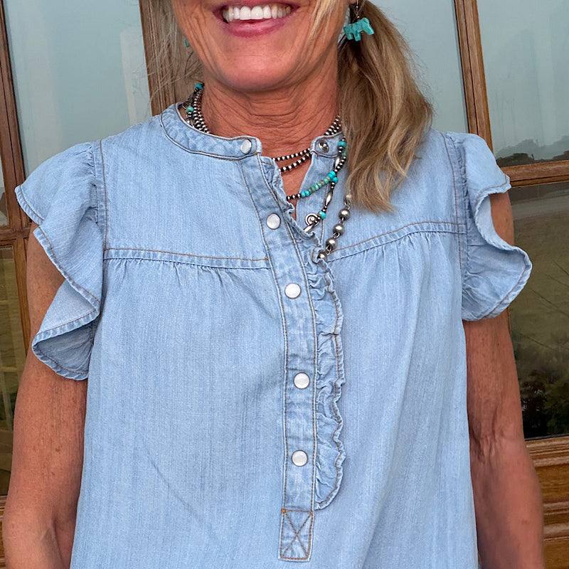 Ruffle Ranch Top