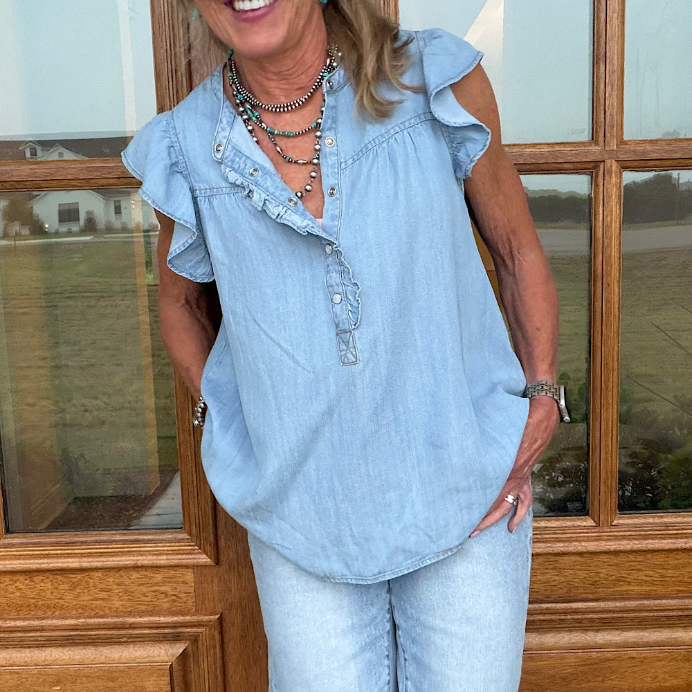 Ruffle Ranch Top