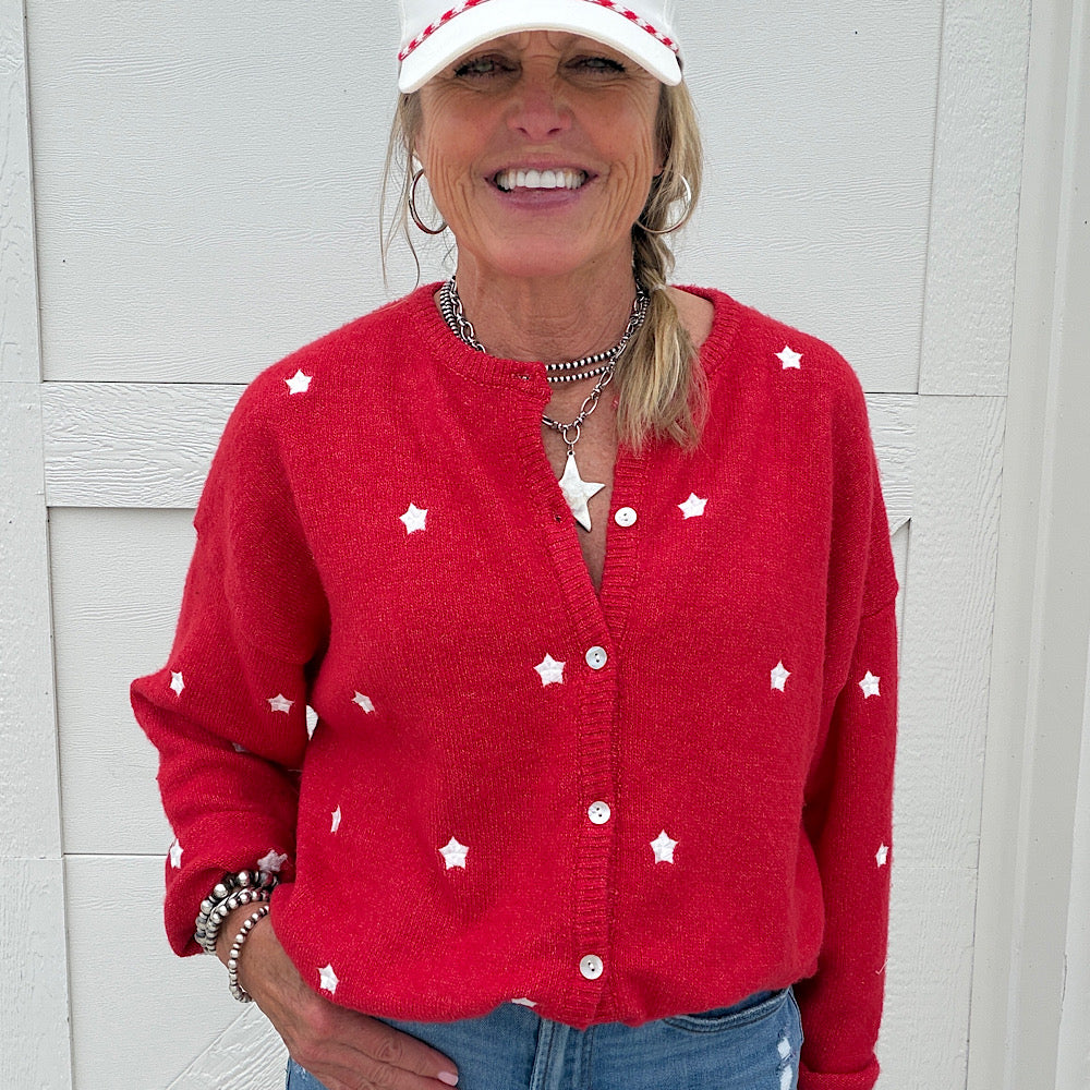 Star Spangled Sweetheart Sweater