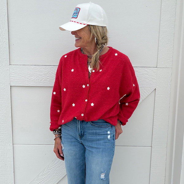 Star Spangled Sweetheart Sweater