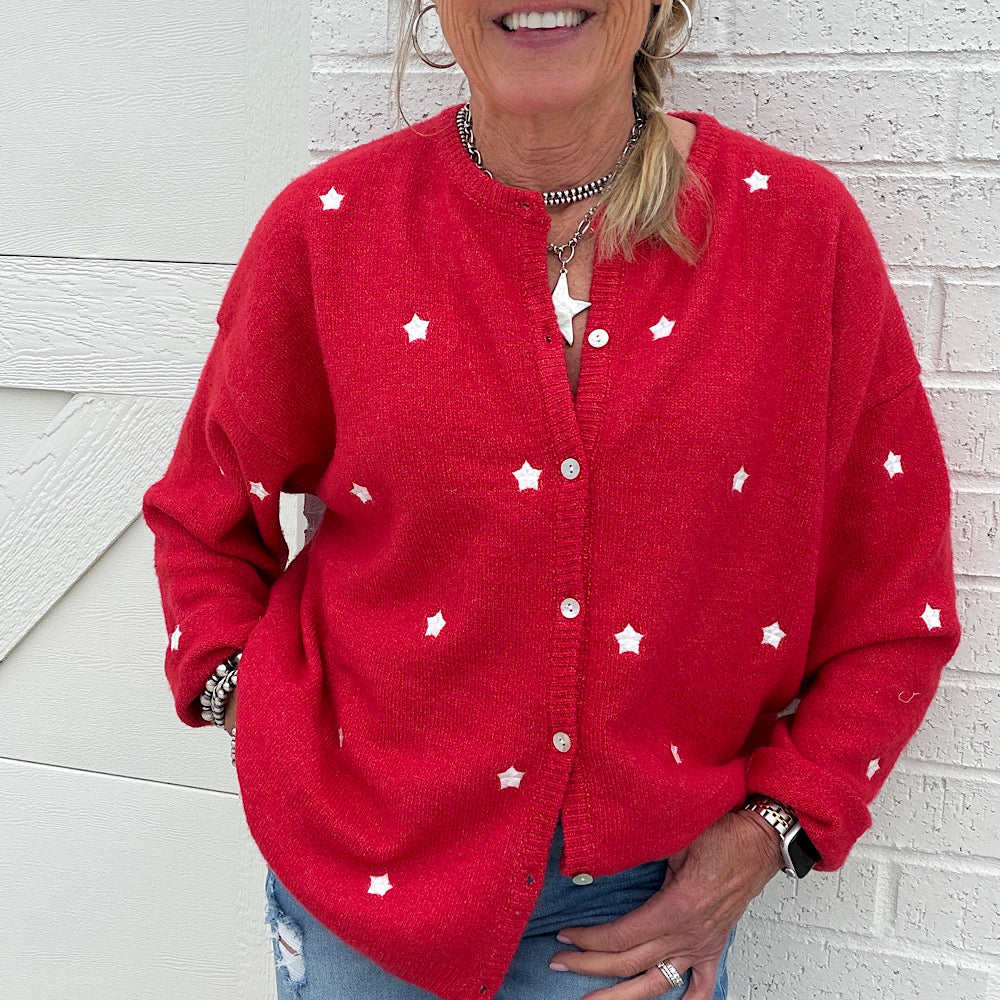 Star Spangled Sweetheart Sweater