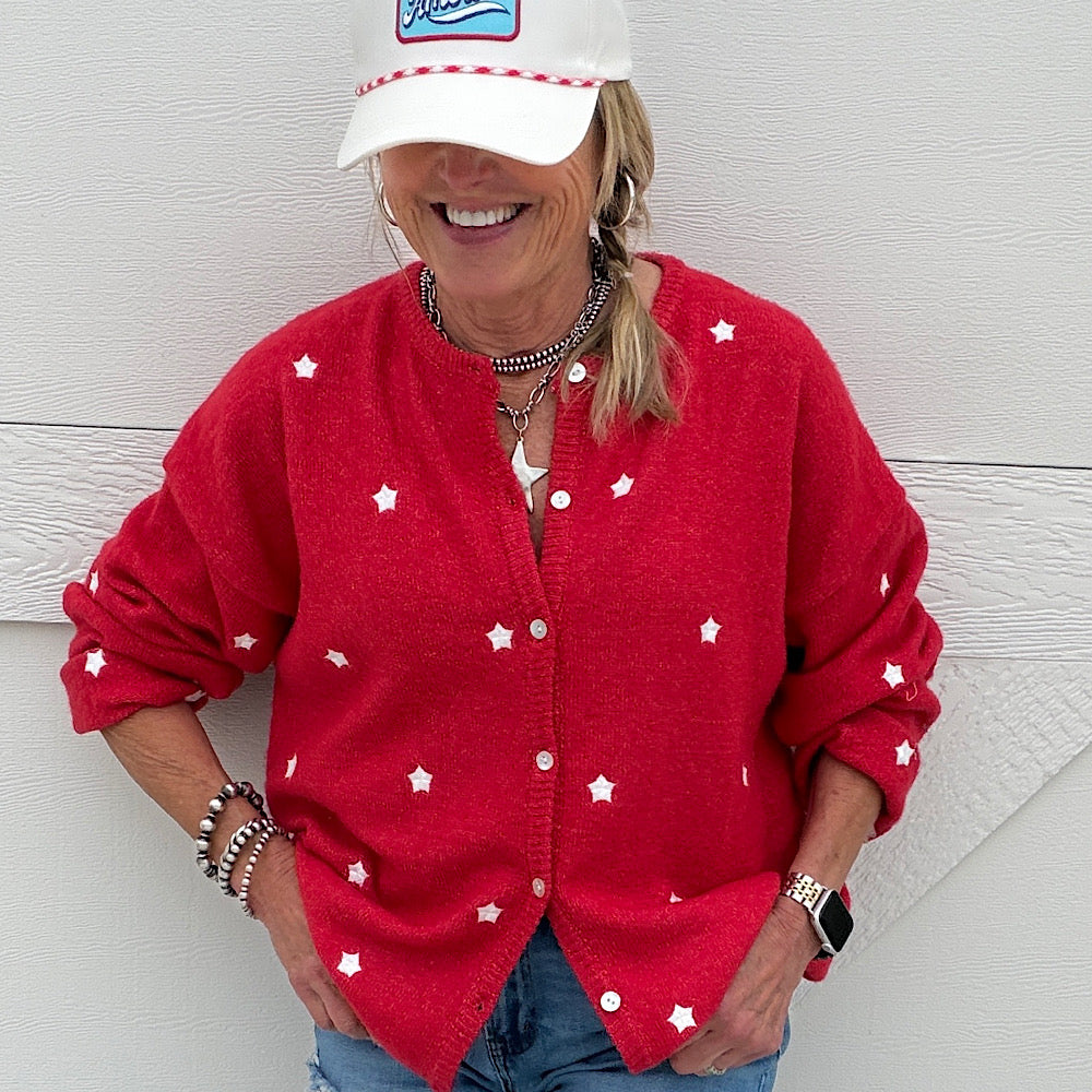 Star Spangled Sweetheart Sweater