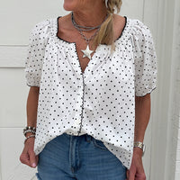 Sweetheart Dots Blouse