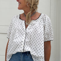 Sweetheart Dots Blouse