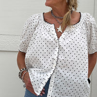 Sweetheart Dots Blouse