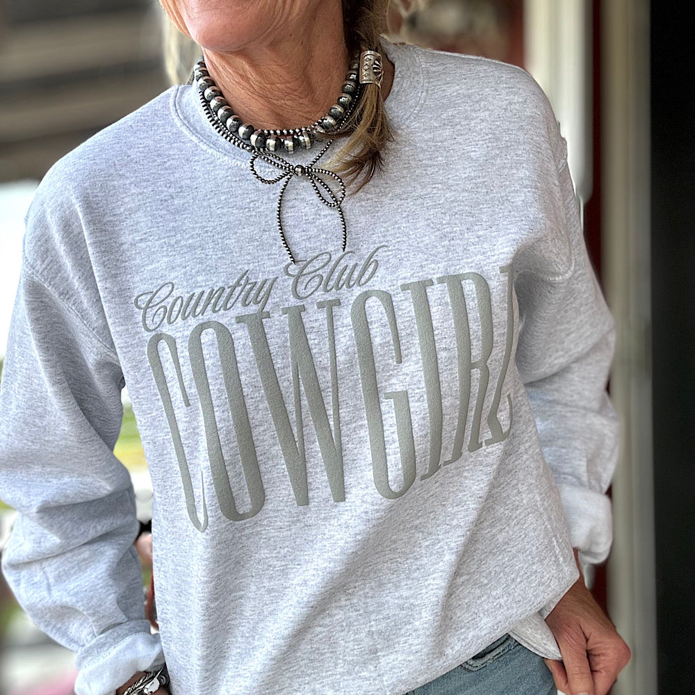 Country Club Cowgirl Sweatshirt