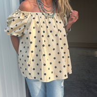 Polka DOTS top