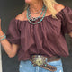 Cotton Puff Sleeve Top