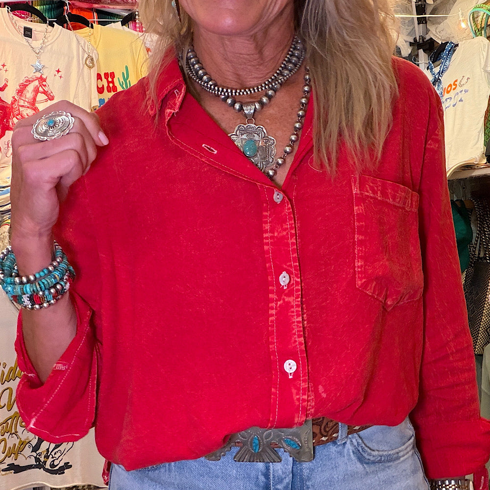 Rancho Red Shirt