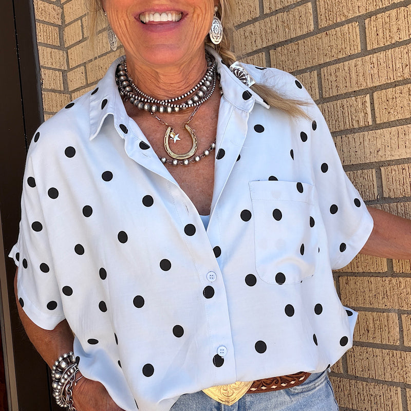 Classic Dot Blouse