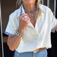 Bluebird Train Blouse