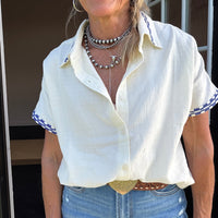 Bluebird Train Blouse