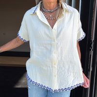 Bluebird Train Blouse