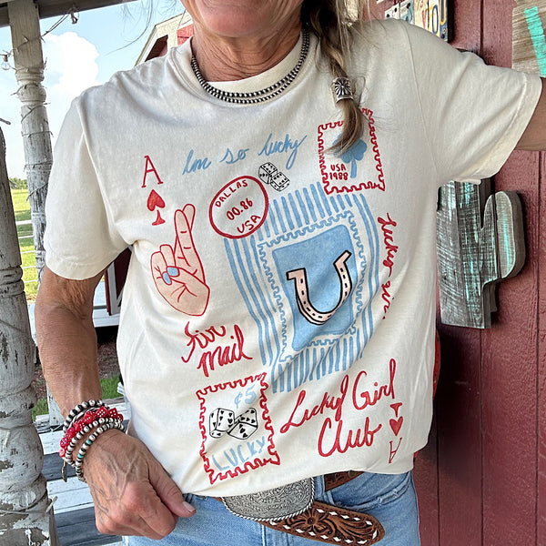 Lucky Girl Club Tee