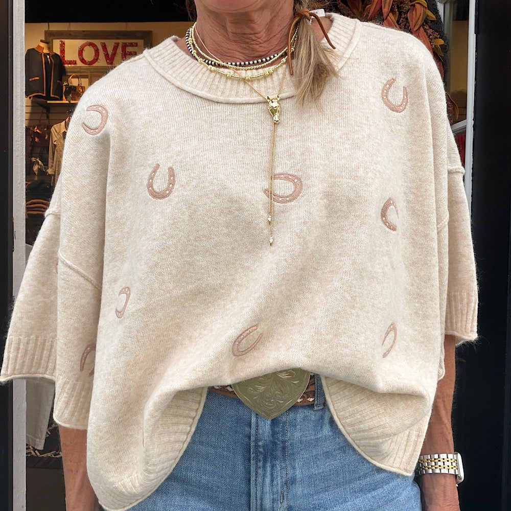 The Lucky Horseshoe Sweater
