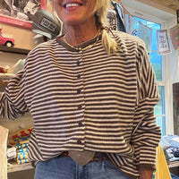 The Everyday Striped Cardigan