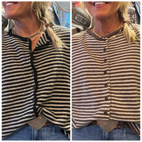 The Everyday Striped Cardigan