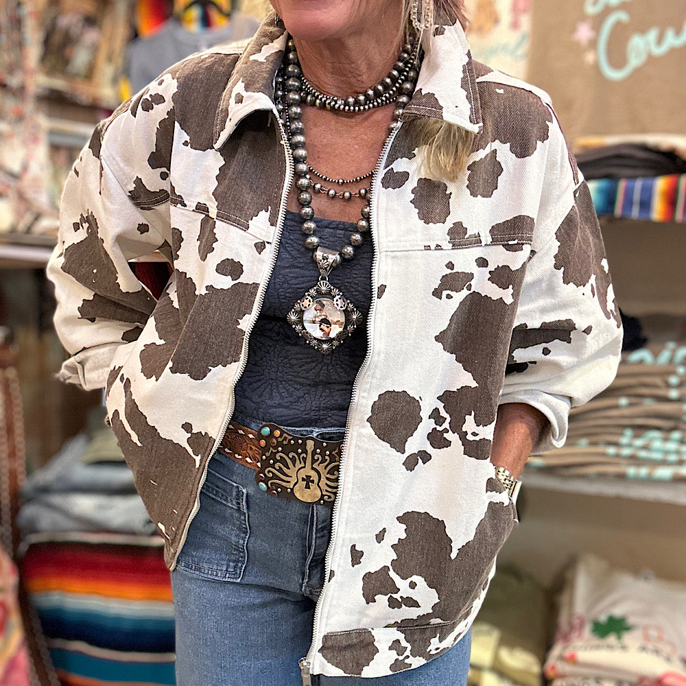 Cowprint Jacket