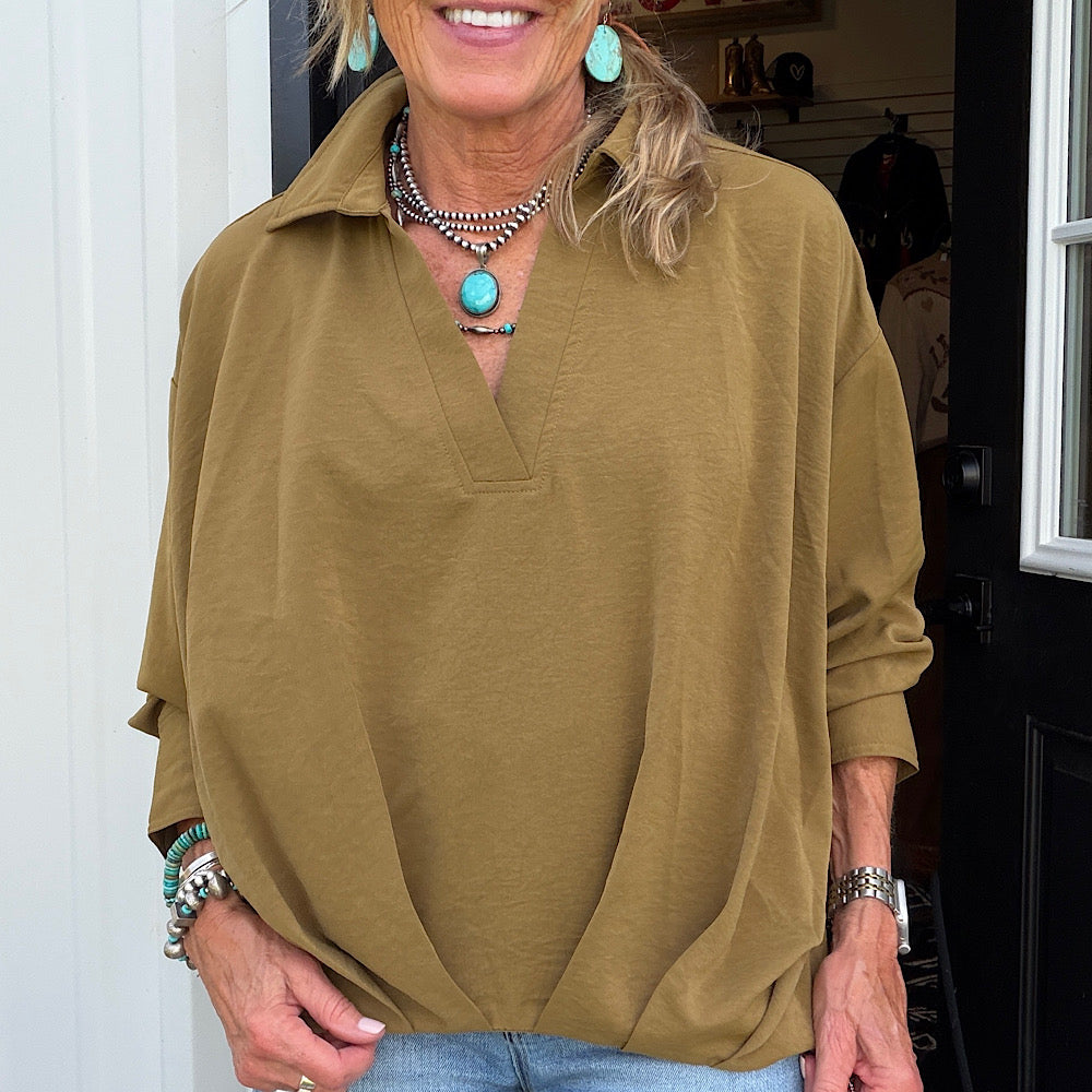 The Olive Grove Blouse