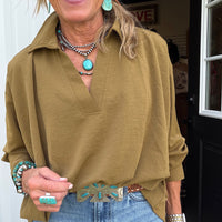 The Olive Grove Blouse
