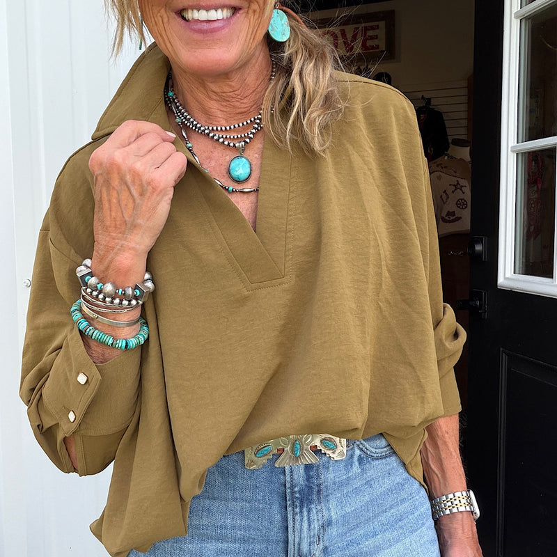 The Olive Grove Blouse