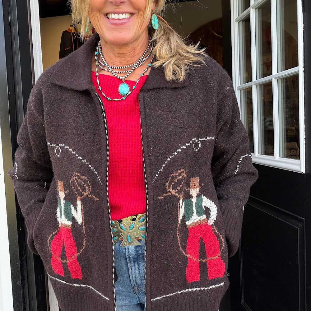 Cowboy Up Sweater Jacket