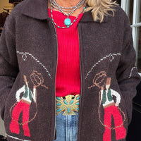 Cowboy Up Sweater Jacket