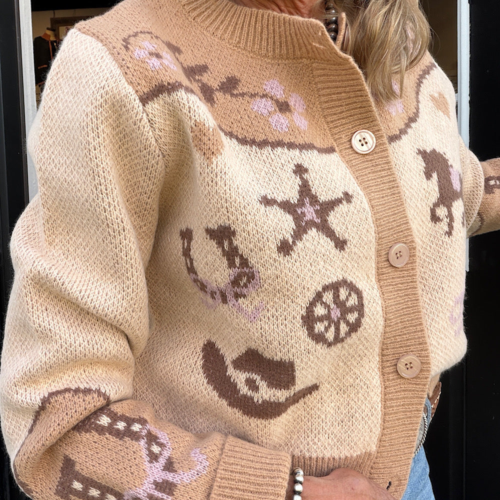 The Wildflower Rodeo Cardigan