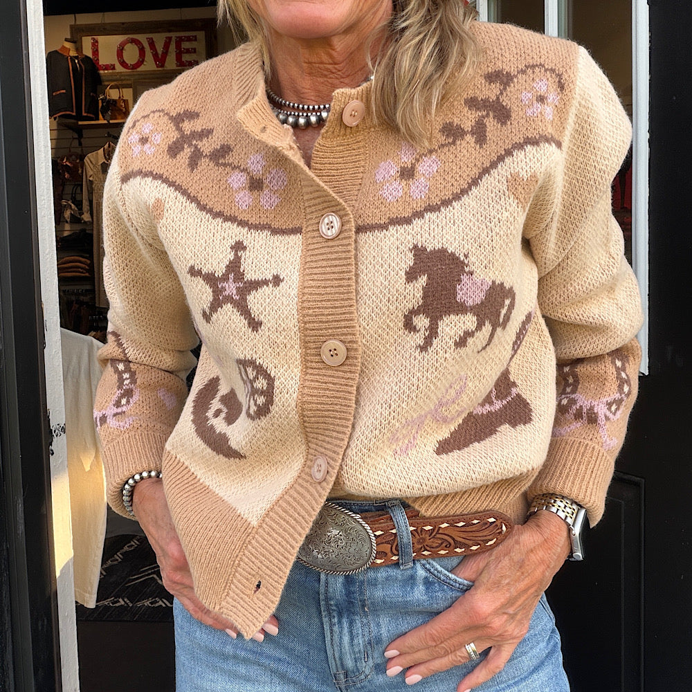 The Wildflower Rodeo Cardigan