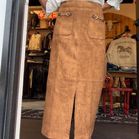 The Bridled Suede Skirt