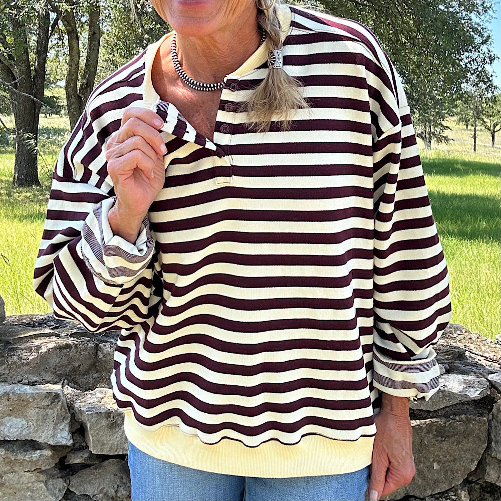 Brown & Butter top