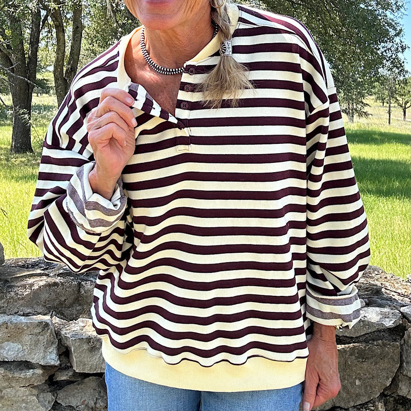 Brown & Butter top