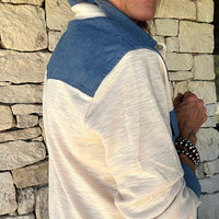 Denim & Knit Shirt