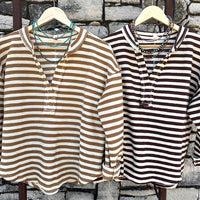 Textured Strip Top