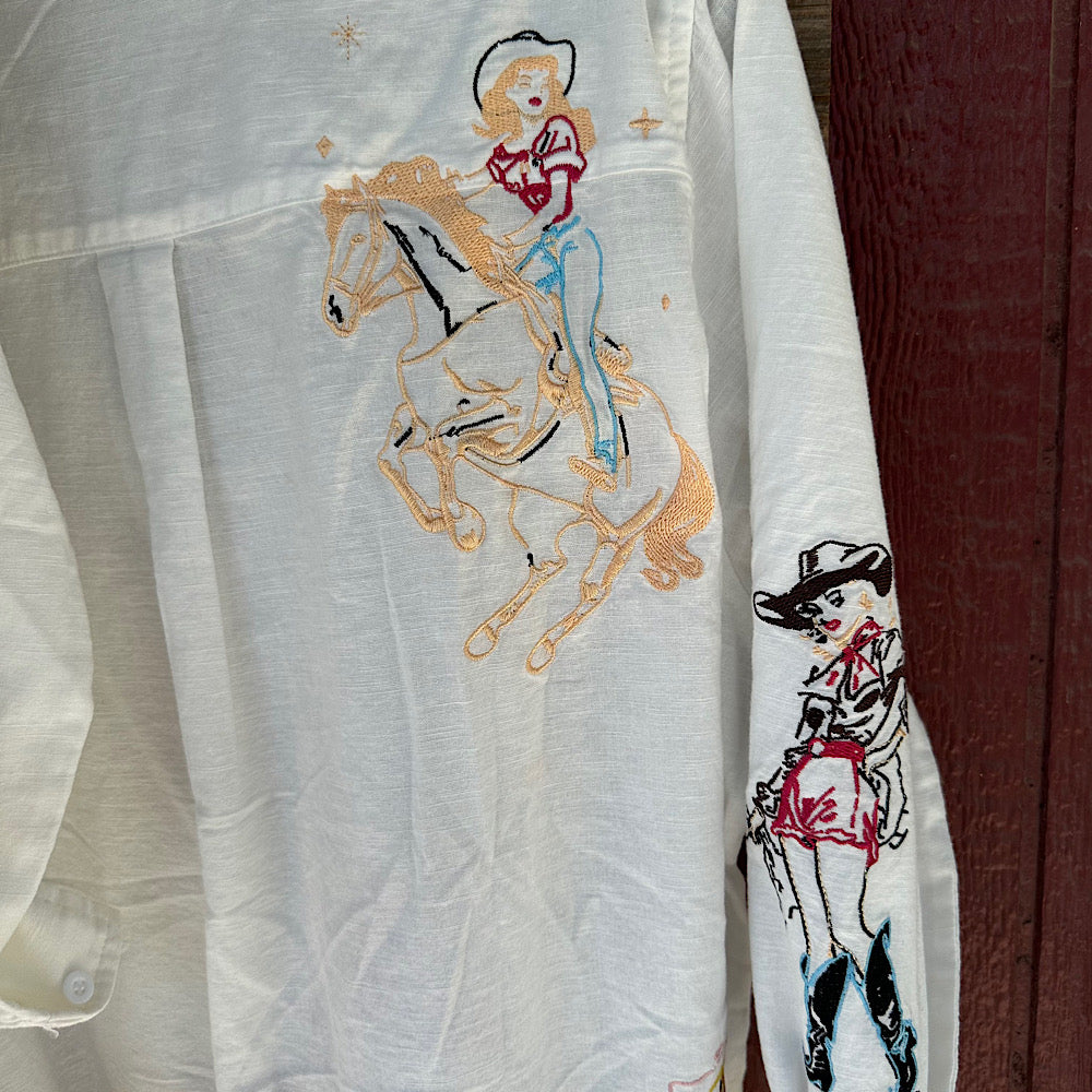 Embroidered Cowgirl