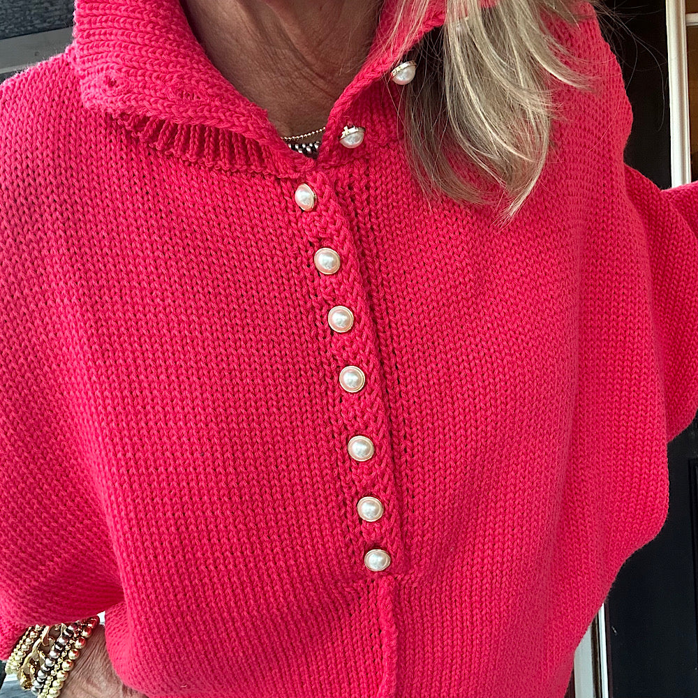 Pearl Button Sweater