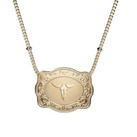 Belt Buckle Necklace