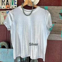 Metallic Tee