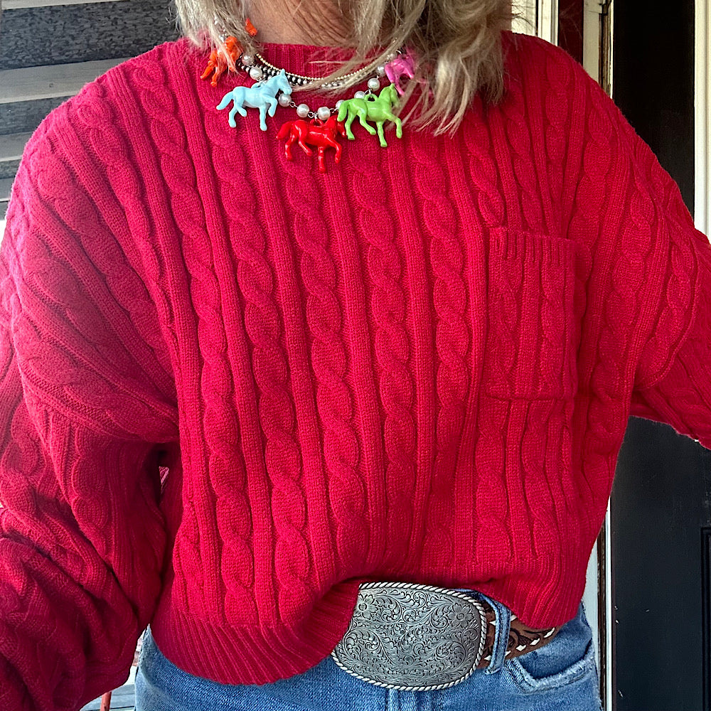 Rebel Red Sweater