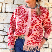 Fringed Cardigan