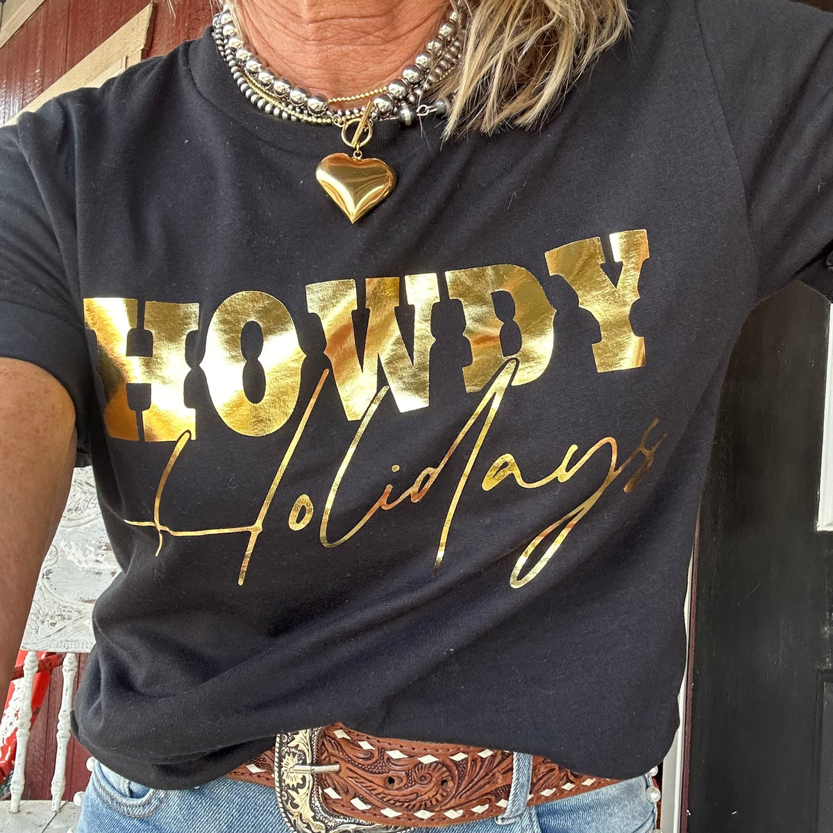 Howdy Holidays Tee