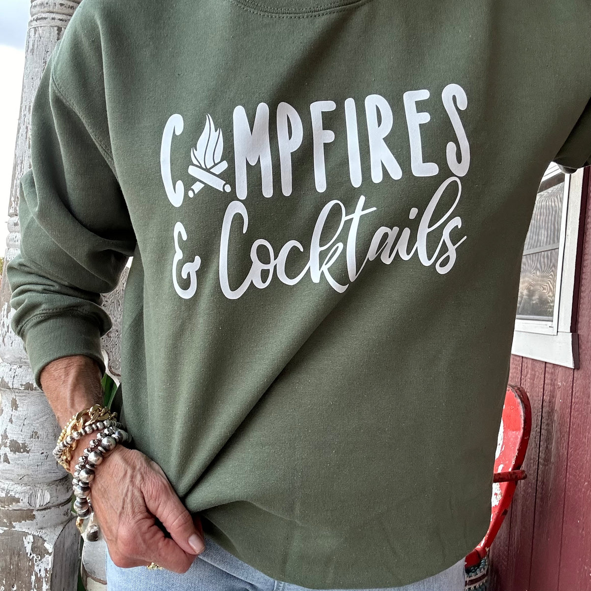 Campfire & Cocktails Sweatshirt