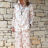 Shiny Horse Blouse & Pant