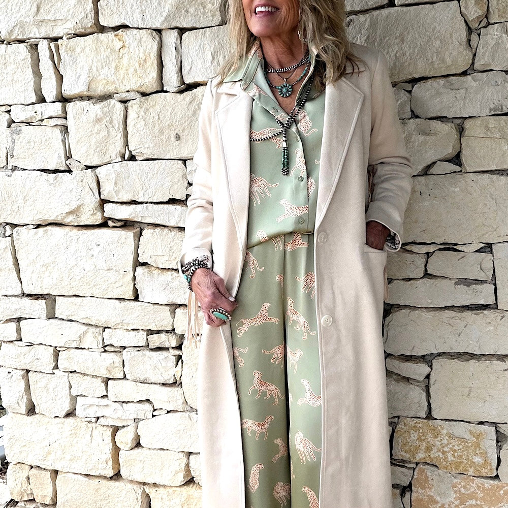 Leopard Lounge Blouse & Top