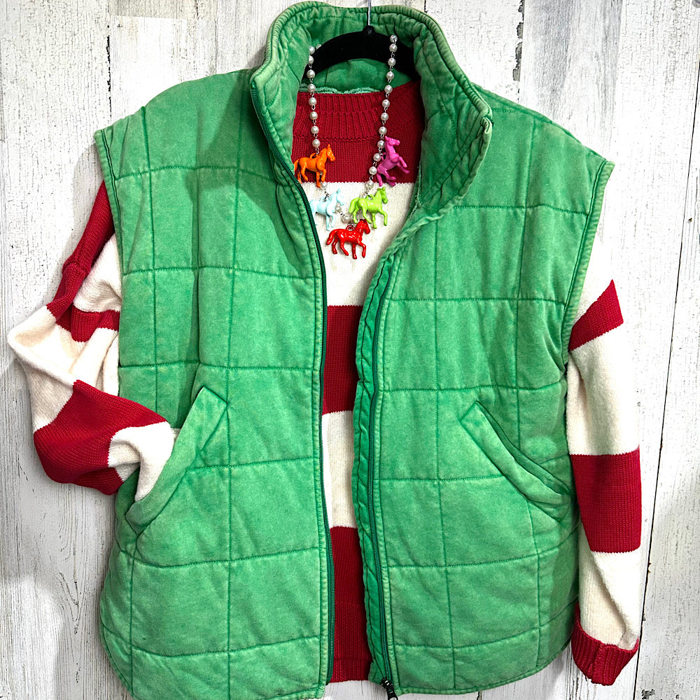 The Fabulous Green Vest